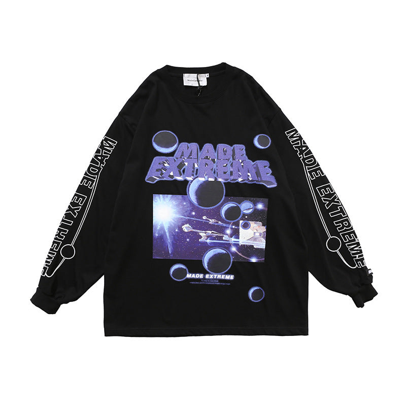 Cosmic print hoodie