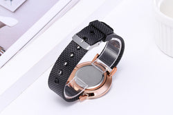 Image of Fashion Creative Quartz Watches Couple Watches Digital Mesh Band Watches