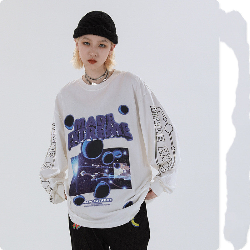 Cosmic print hoodie