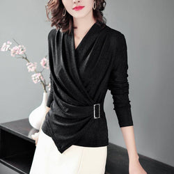 Image of Women's Cross Collar Small Shirt