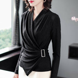 Image of Women's Cross Collar Small Shirt