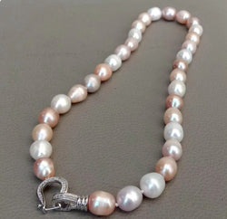 Image of Natural Freshwater Thread Pearl Irregular Shaped Necklace