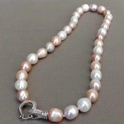 Image of Natural Freshwater Thread Pearl Irregular Shaped Necklace