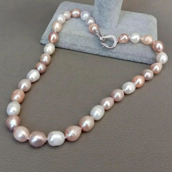 Image of Natural Freshwater Thread Pearl Irregular Shaped Necklace