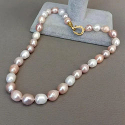 Image of Natural Freshwater Thread Pearl Irregular Shaped Necklace